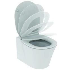 Ideal Standard Connect Air - Hangend Toilet, Rimless, Met Ideal Plus, Wit E0155MA -Badkamer Paradijs bb8659cf046ba9c01c82d16c
