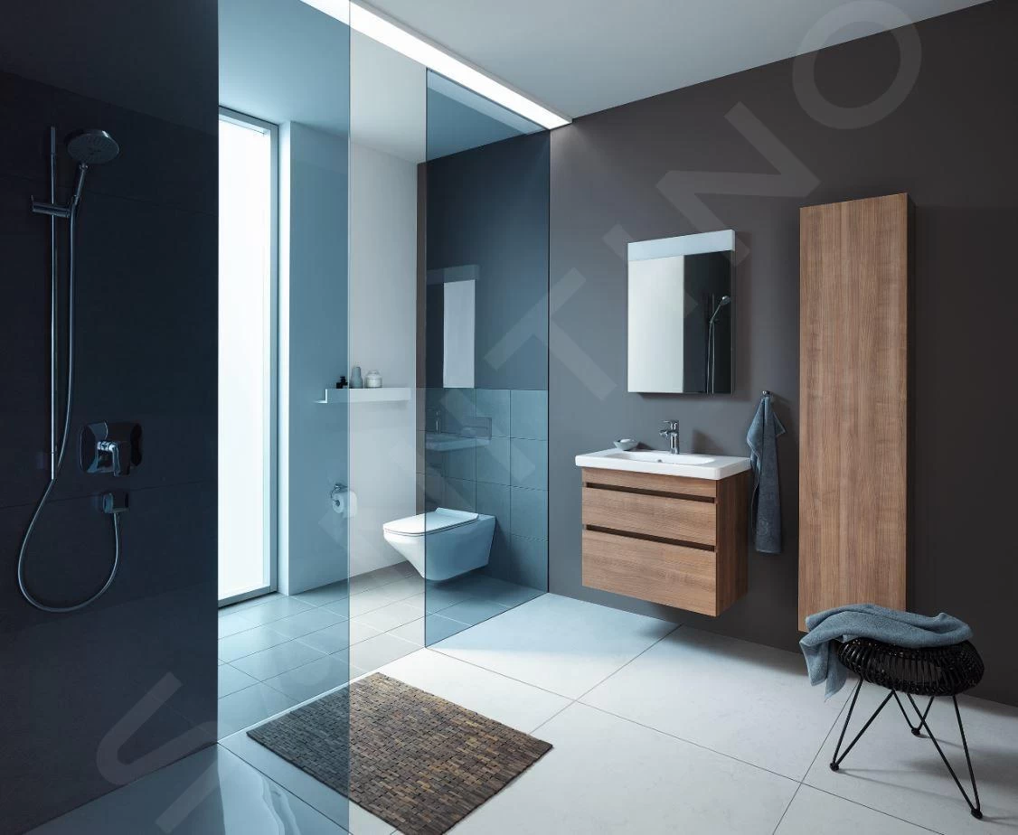 Duravit DuraStyle - Wastafel Compact, 550x400 Mm, Met 1 Kraangat, Met WonderGliss, Alpine Wit 23375500001 5 Duravit DuraStyle - Wastafel Compact, 550x400 Mm, Met 1 Kraangat, Met WonderGliss, Alpine Wit 23375500001 - Afbeelding 3