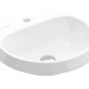 Villeroy & Boch Architectura - Inbouw Wastafel, 450x450 Mm, Zonder Overloop, Kraangat, CeramicPlus, Alpine Wit 5A6546R1 -Badkamer Paradijs c04fc4283b32a65213112b6b