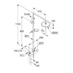 Kludi Logo - Doucheset Met Thermostaat, 1jet, Chroom 6809405-00 5 Kludi Logo - Doucheset Met Thermostaat, 1jet, Chroom 6809405-00 -Badkamer Paradijs c0b7f8f131b4ddd5ef853117