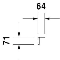 Duravit Vero - Handdoekhouder, 449 Mm X 64 Mm, Chroom 0030291000 -Badkamer Paradijs c2d1710dcc23411bdeb5353d