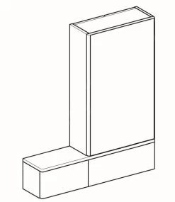 Geberit Selnova Square - Spiegelkast 850x708x176 Mm, 3 Deuren, Mat Lava 501.390.JK.1 -Badkamer Paradijs c2de4906b10fdb286500fcc8