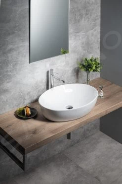 Sapho Wastafels - Pera Wastafel 625x420 Mm, Zonder Kraangat, Zonder Overloop, Wit AR457 -Badkamer Paradijs c409abcec8c99369d9b9d396