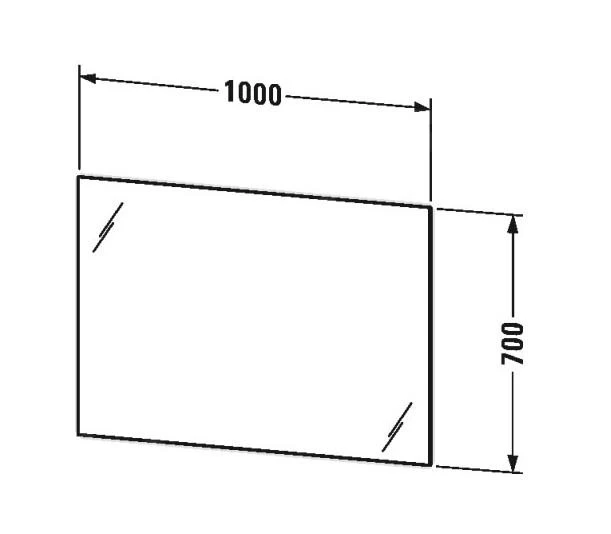 Duravit Spiegels - Spiegel 1000x700 Mm, Met LED-verlichting En Verwarming LM7827D00000000 4 Duravit Spiegels - Spiegel 1000x700 Mm, Met LED-verlichting En Verwarming LM7827D00000000 - Afbeelding 2