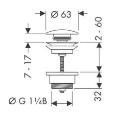 Hansgrohe Afvoergarnituren - Afvoergarnituur Push-Open Voor Wastafel- En Bidetkranen, Gepolijst Goud Look 50100990 -Badkamer Paradijs c4ca375608db204cf1ea77ef