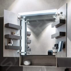 Geberit Acanto - Badkamer Bovenkast Met Spiegel 595x830 Mm, Mytic Eik 500.644.00.2 -Badkamer Paradijs c50d9944f2ae38657d193d2a