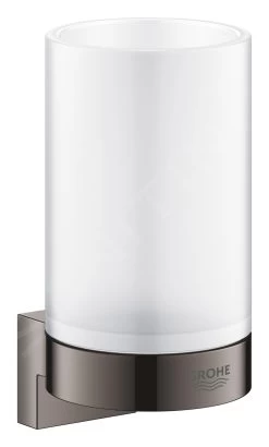 Grohe Selection - Glashouder, Hard Graphite 41027A00 -Badkamer Paradijs c57ebc234a334badf8fe1f11