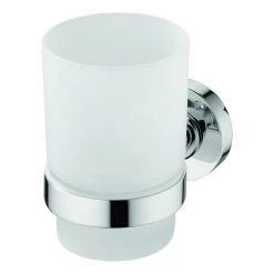 Ideal Standard IOM - Bekerhouder Met Beker, Chroom/mat Glas A9120AA