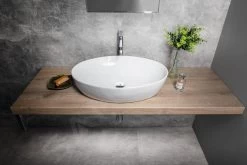 Sapho Wastafels - Pera Wastafel 625x420 Mm, Zonder Kraangat, Zonder Overloop, Wit AR457 -Badkamer Paradijs c9ef83c9464d2438f169bd02