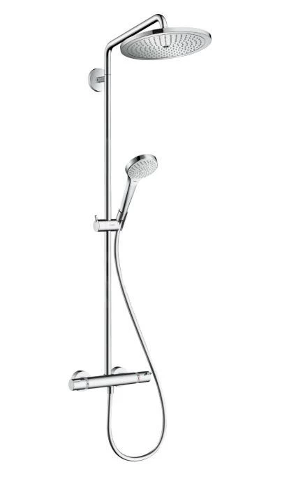 Hansgrohe Croma Select S - Doucheset Showerpipe 280 Met Thermostaat, Chroom 26790000 3 Hansgrohe Croma Select S - Doucheset Showerpipe 280 Met Thermostaat, Chroom 26790000