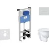 Ideal Standard ProSys - Toiletset- Inbouwreservoir, Douche-WC, WC-zitting Bau Ceramic, Oleas M2 Bedieningsplaat, Rimless, SoftClose, Wit ProSys120M SP61 -Badkamer Paradijs caaa209445a78ad46663e992
