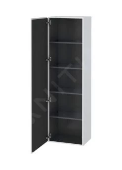 Duravit L-Cube - Hoge Kast 1760x500x363 Mm, Scharnieren Links, Wit Mat LC1181L1818