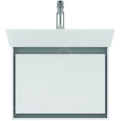 Ideal Standard Connect Air - Wastafelonderkast Cube 600 Mm, 530x409x400 Mm, Glanzend Wit/lichtgrijs Mat E0846KN -Badkamer Paradijs cc6c00a0b286b82588ca0ed4