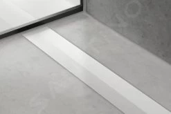 Hansgrohe RainDrain Flex - Douchegoot Met Rvs Rooster 900, Te Plaatsen In De Ruimte, Inkortbaar, Mat Wit 56045700 -Badkamer Paradijs cd3f7718ea50863c36b58efe