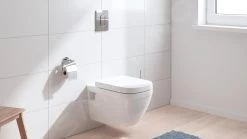 Grohe Solido - Toiletset Met Hangend Toilet + Softclose Wc Bril, Rimless, Arena Cosmopolitan Drukknop, Chroom 39700000 -Badkamer Paradijs d163f862b3b550929345fa49