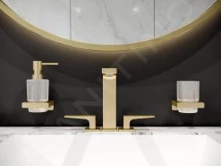 Hansgrohe AddStoris - Tandenborstelhouder, Mat Glas/gepolijst Goud 41749990 -Badkamer Paradijs d1d015017bcd64f3beaaa0c0