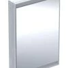 Geberit ONE - Spiegelkast Met LED-verlichting, 600x900x150 Mm, Scharnieren Links, Inbouw, Aluminium 505.800.00.1 -Badkamer Paradijs d2007fcfb4fa7e694b67db8c