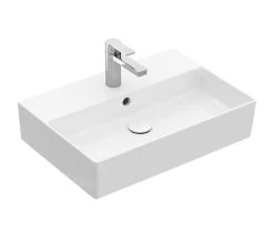 Villeroy & Boch Memento 2.0 - Meubelwastafel 600x420 Mm, Met Overloop, Kraangat, CeramicPlus, Alpine Wit 4A226GR1