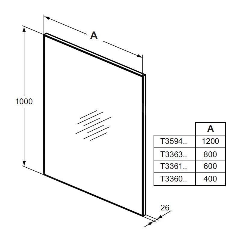 Ideal Standard Mirror&Light - Spiegel 1200x1000 Mm Met Omlijsting T3594BH 4 Ideal Standard Mirror&Light - Spiegel 1200x1000 Mm Met Omlijsting T3594BH - Afbeelding 2