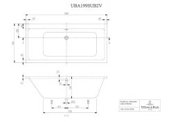 Villeroy & Boch Subway - Bad Duo, 1900x900 Mm, Alpine Wit UBA199SUB2V-01 -Badkamer Paradijs d76344ad0f57721c16a95bfe