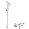 Hansgrohe Croma Select S - Doucheset Met Ecostat Thermostaat, 2jets, Chroom 27833400 -Badkamer Paradijs d90e37f10b2082024f8f478f