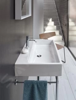 Duravit Vero Air - Wastafel 1200x470 Mm, Met Overloop, Met Kraangat, WonderGliss, Wit 23501200001 -Badkamer Paradijs dadfa3fdf815a28e3d31df74