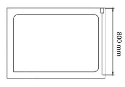 Lansanit LitLUX Brix - Vaste Douchewand 800 Mm, Glanzend Aluminium/helder Glas SPHY80 9 Lansanit LitLUX Brix - Vaste Douchewand 800 Mm, Glanzend Aluminium/helder Glas SPHY80 -Badkamer Paradijs db060fd51e40c53727b09499 1