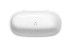 Duravit Zencha - Vrijstaand Bad 1600x850 Mm, DuraSolid, ClickClack, Wit 700462000000000