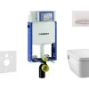 Geberit Kombifix - Inbouwreservoir Voor Hangend Toilet Met SIGMA50 Bedieningsknop, Alpine Wit + Tece One - Hangend Douche-wc En Wc-bril, Rimless, SoftClose 110.302.00.5 NT8 -Badkamer Paradijs db81542968e6a25af0096361 1