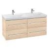 Villeroy & Boch Avento - Wastafelkast, 1180x514x452 Mm, 4 Laden, Elm Impresso A89300PN -Badkamer Paradijs dcb0e38d7661aa5b3e7d78e1