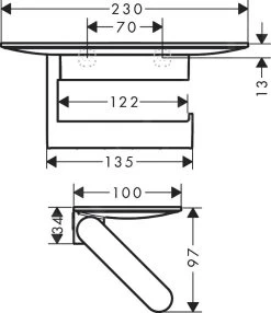 Hansgrohe WallStoris - Toiletrolhouder Met Planchette, Mat Wit 27928700 -Badkamer Paradijs dd3d1976e9730b93a0b1ddc7
