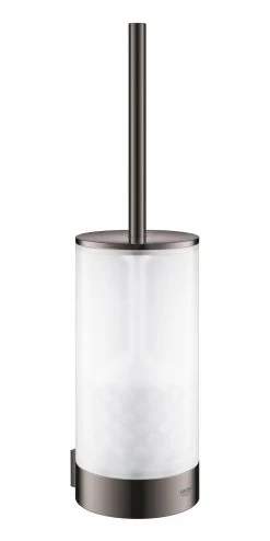 Grohe Selection - Toiletborstel Met Houder, Glas/Hard Graphite 41076A00