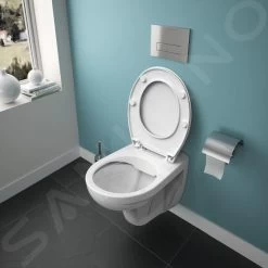 Ideal Standard ProSys - Toiletset- Inbouwreservoir, Closet, WC-zitting Eurovit, Oleas M2 Bedieningsplaat, Rimless, Softclose, Chroom ProSys80M SP123 -Badkamer Paradijs e0d3078dcfd44056a074f6a2