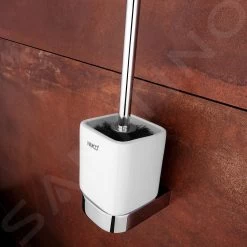 Nimco Nikau - WC Borstel Met Houder, Wit Keramika/chroom NK 30094KN-26 -Badkamer Paradijs e349f1eb6299f79ce40e55fd