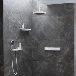 Hansgrohe Rainfinity - Schouderdouche 500 Met Planchet, 1jet, Mat Wit 26243700 -Badkamer Paradijs e37233fc3fc22346e3f6d3c1