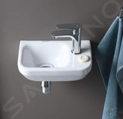 Duravit DuraStyle - Fontein 360x220 Mm, Met 1 Kraangat Rechts, Met WonderGliss, Alpine Wit 07133600001 -Badkamer Paradijs e3ad85d3d6e5fd2076c0760d