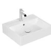 Villeroy & Boch Memento - Wastafel 500x420 Mm, Met Overloop, Met Kraangat, CeramicPlus, Alpine Wit 51335LR1 -Badkamer Paradijs e6ab054e47545df74916f225