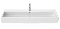Duravit Vero Air - Wastafel 1200x470 Mm, Met Overloop, Met Kraangat, WonderGliss, Wit 23501200001 -Badkamer Paradijs e6f952325c1e3a807af5f88a