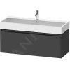 Duravit Ketho.2 - Wastafelkast 440x1184x460 Mm, 1 Lade, Grafiet Mat K25079049490000 1 Duravit Ketho.2 - Wastafelkast 440x1184x460 Mm, 1 Lade, Grafiet Mat K25079049490000 -Badkamer Paradijs e7ac684869836336e6c265fd