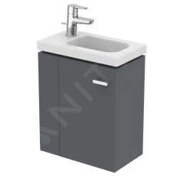 Ideal Standard Connect Space - Fontein 450x250x130 Mm, 1 Kraangat Links, Wit E132201 -Badkamer Paradijs e95b2dd9586414f198d91dd9
