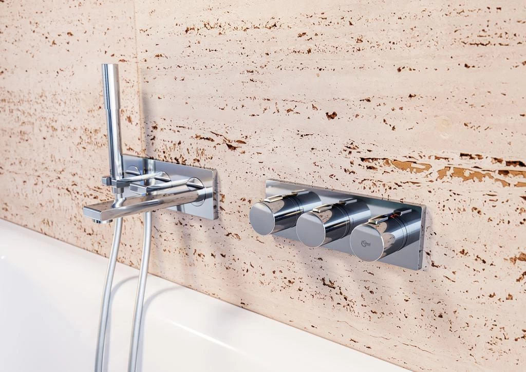 Ideal Standard Archimodule - Doucheset Met Inbouw Badthermostaat, Chroom A1559AA 5 Ideal Standard Archimodule - Doucheset Met Inbouw Badthermostaat, Chroom A1559AA - Afbeelding 3