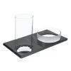 Keuco Edition 400 - Beker Met Schaal Wandbevestiging, Glas/zwart Chroom Geborsteld 11554139000 -Badkamer Paradijs eadfe3ba3538a675438c7fa2