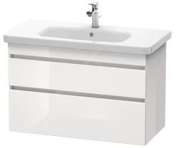 Duravit DuraStyle - Wastafelonderkast 610x930x448 Mm, 2 Laden, Glanzend Wit DS648202222