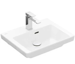 Villeroy & Boch Subway 3.0 - Meubelfontein 500x400 Mm, Met Overloop, Met Kraangat, Alpine Wit 4370FF01