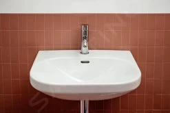 Laufen Lua - Wastafel 46x60 Cm, Met Overloop, Kraangat, LCC, Wit H8110834001041 -Badkamer Paradijs f07af7acc80e015af441543e