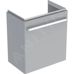 Geberit Selnova Compact - Wastafelkast, 550x367x604 Mm, 1 Deur, Licht Grijs 501.493.00.1