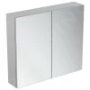 Ideal Standard Mirror&Light - Spiegelkast Met LED Verlichting En Inlegplank, 800x700 Mm, Aluminium T3442AL 1 Ideal Standard Mirror&Light - Spiegelkast Met LED Verlichting En Inlegplank, 800x700 Mm, Aluminium T3442AL -Badkamer Paradijs f1aa6a27c69ecaf77537174f