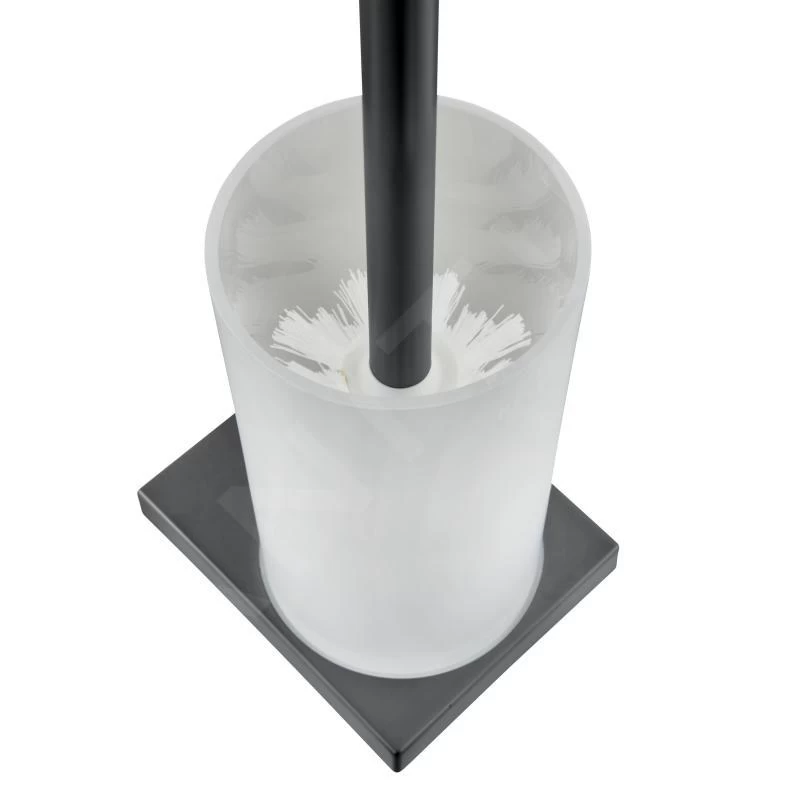Keuco Edition 11 - WC-borstel Met Houder, Mat Glas/zwart Chroom Geborsteld 11164139000 5 Keuco Edition 11 - WC-borstel Met Houder, Mat Glas/zwart Chroom Geborsteld 11164139000 - Afbeelding 3