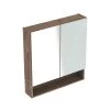 Geberit Selnova Square - Spiegelkast 850x788x175 Mm, 2 Deuren, Hickorynoot 501.270.00.1 -Badkamer Paradijs f5bccea4de03dcd0129818d5