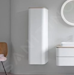 Duravit Happy D.2 Plus - Hoge Kast 1336x400x360 Mm, Scharnieren Rechts, Wit Hoogglans HP1261R2222 -Badkamer Paradijs f992f09a85d083574f0d4e27